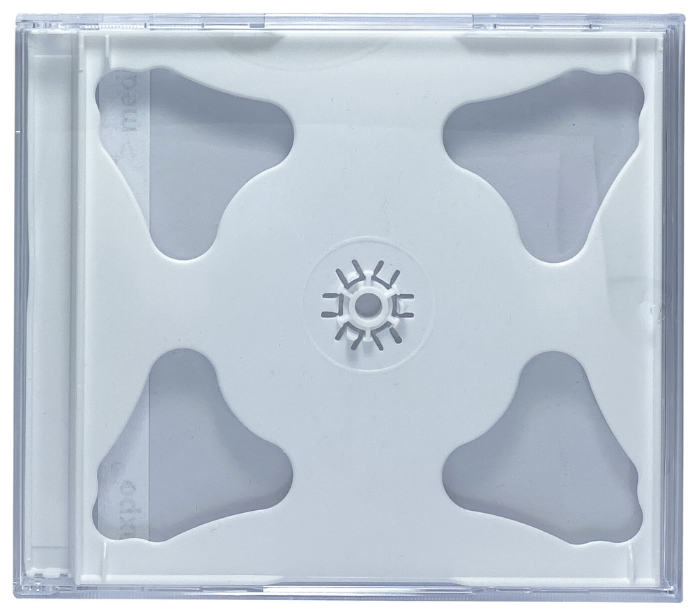 STANDARD White Double CD Jewel Case Lot