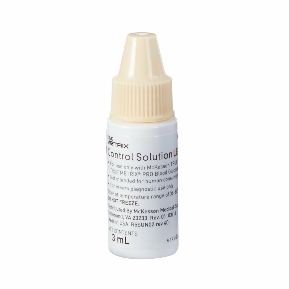 McKesson TRUE METRIX Blood Glucose Control Solution Level 2 3 mL 24 per Case