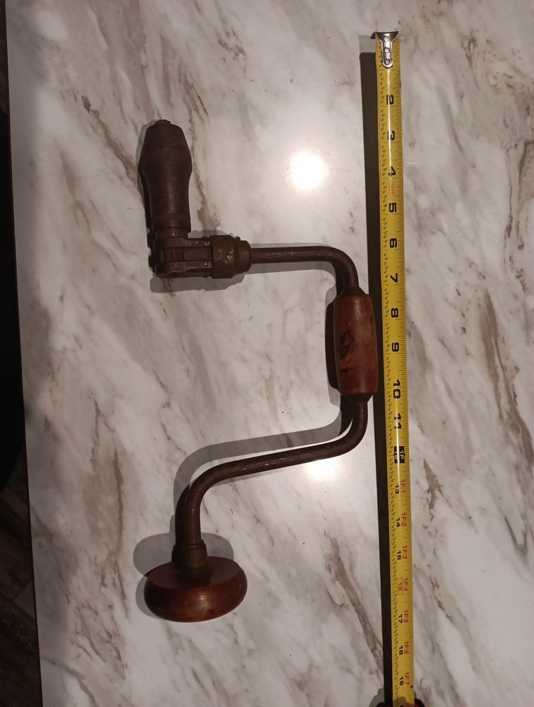 Vintage Ratcheting Hand Drill, Working Read Description