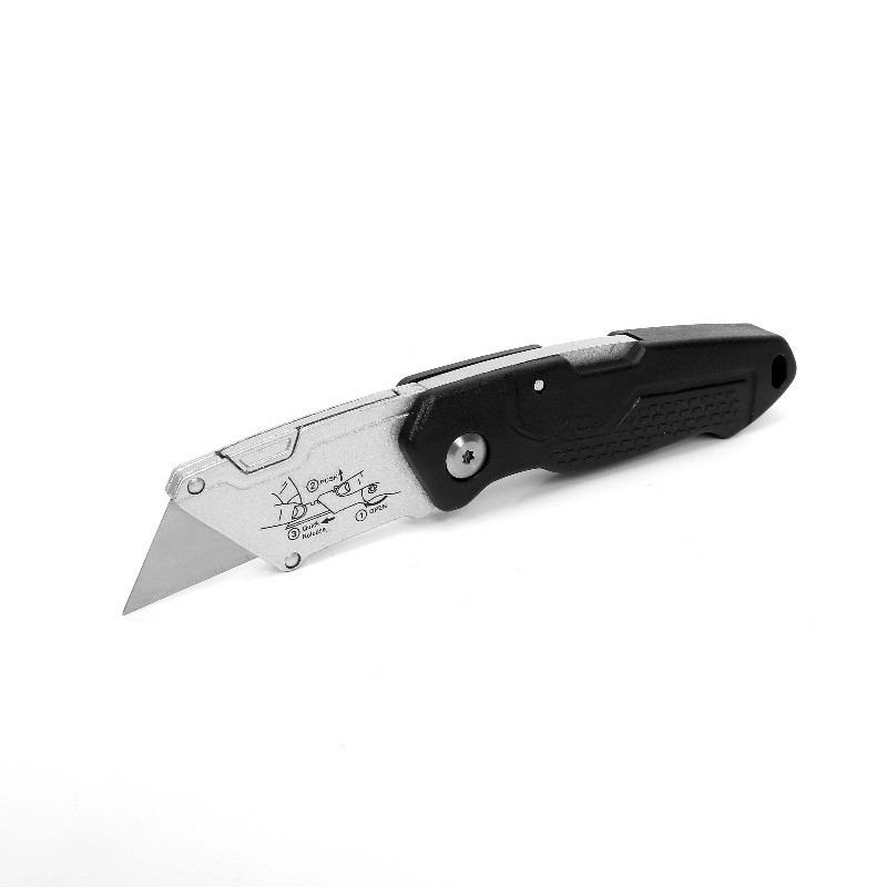 (3 pack) Folding Lock-back Utility Knife, 9 in