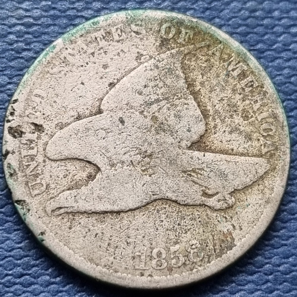 1858 Flying Eagle Cent 1c Circulated #97081