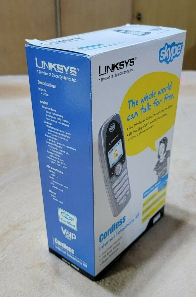 LINKSYS SKYPE CORDLESS INTERNET TELEPHONY KIT