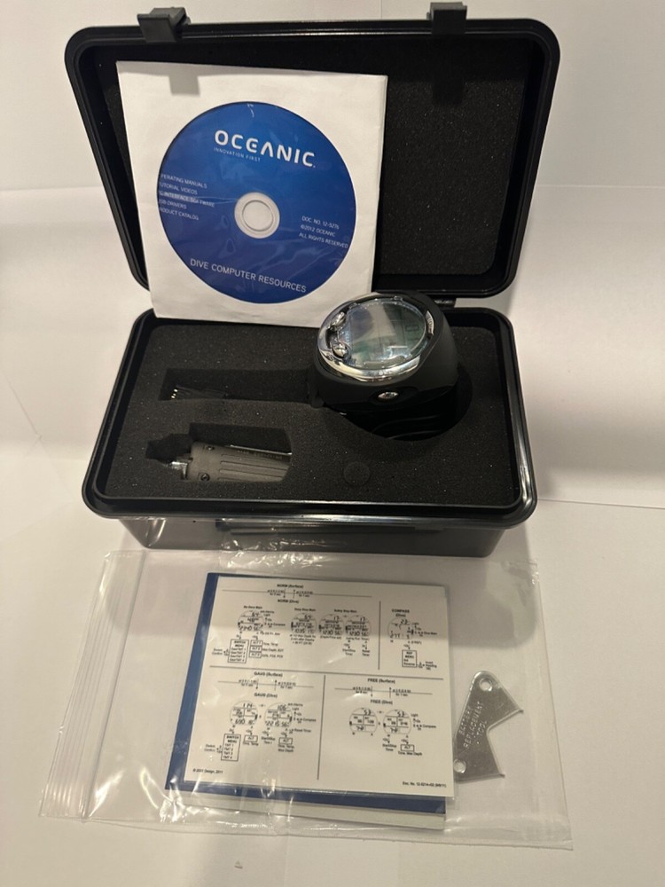 Oceanic VT4 Air Integrated Wrist Style Scuba Dive Computer + Transmitter