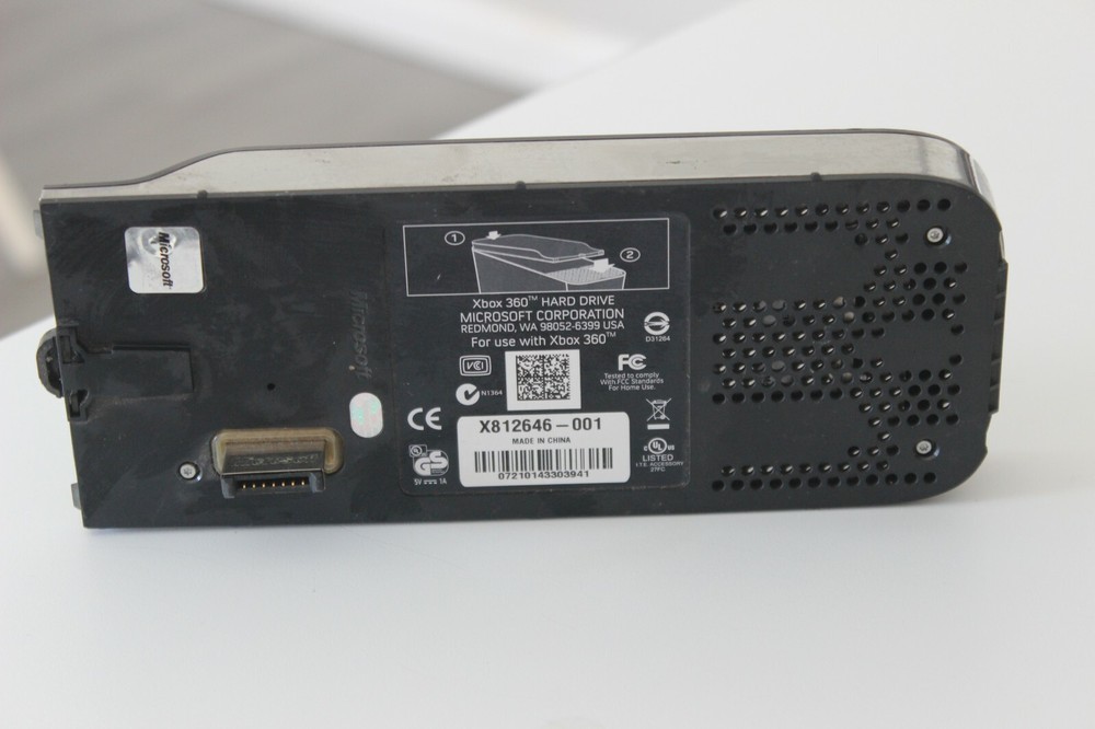 Official Microsoft Xbox 360 External 120GB HDD Hard Drive.