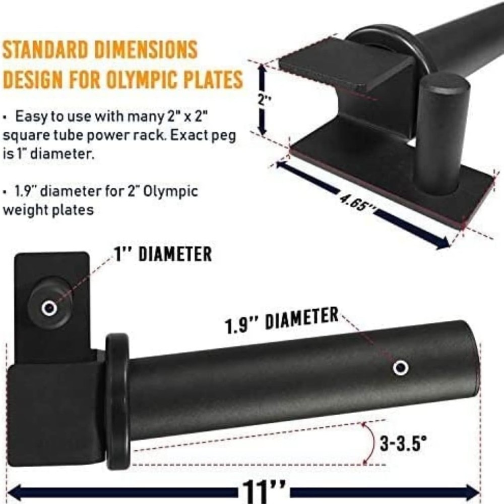 Organize and Accessorize: Power Rack Weight Plate Holder