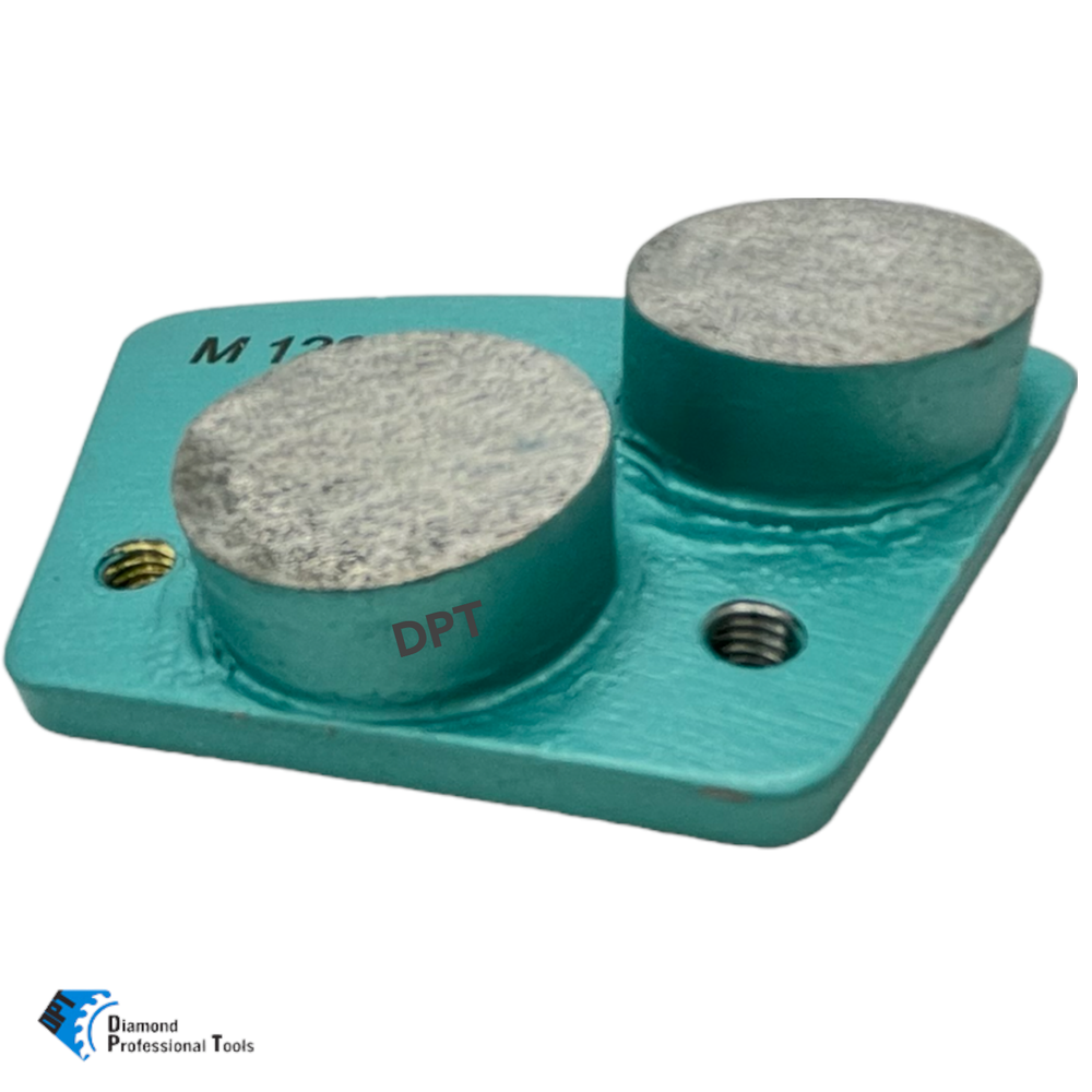 3 Pack Trapezoidal Grinder Tooling Medium Bond for Bolt on Grinder 120/140 Grit