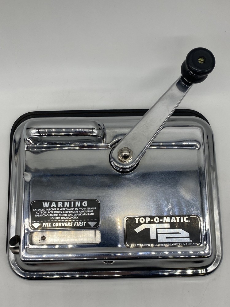 Top-O-Matic Cigarette Machine T2 Rolling Machine Working