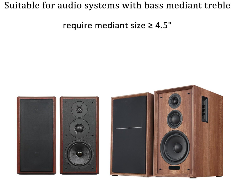 Easy Install 200W 3-Way Crossover with Genuine Audio Grade Components - 2 Pack