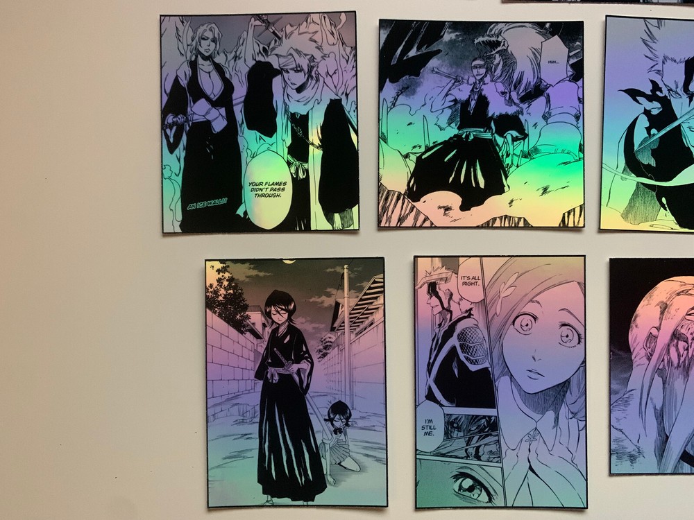 Manga Panel Bleach Sticker Bundle - Anime Loptop Stickers