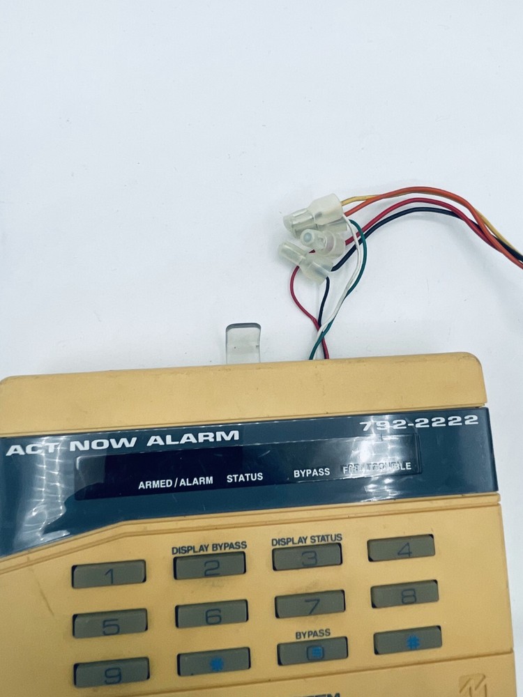 Napco Act Now Alarm Control Keypad Panel 6-Wire for Computerized Security System