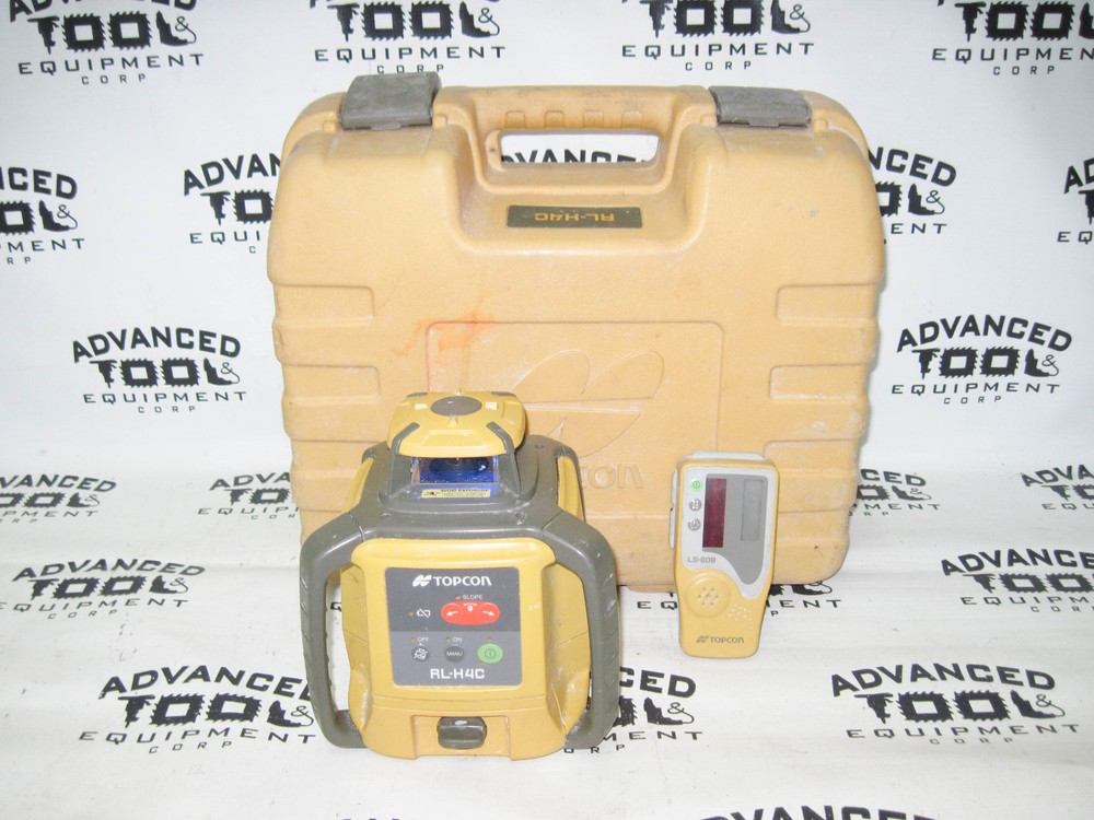 Topcon RL-H4C Vertical & Horizontal Long Range Leveling Rotary Laser w/ LS-80L
