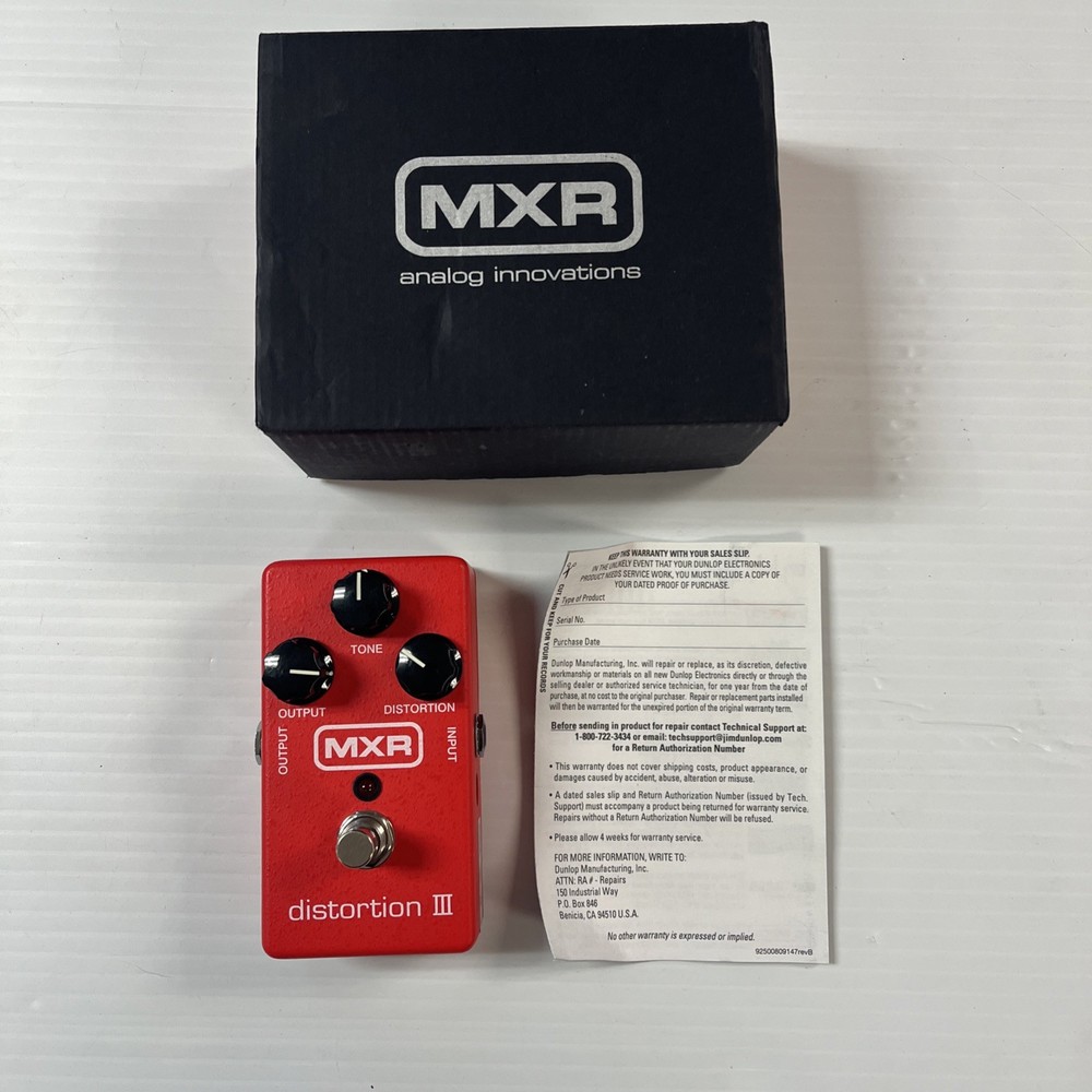MXR M115 Distortion III Pedal