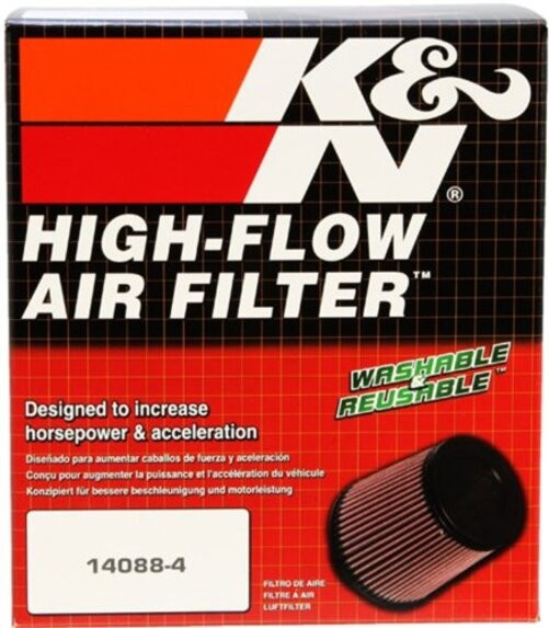 Engine Air Filter: Increase Power & Acceleration, Washable, Premium,