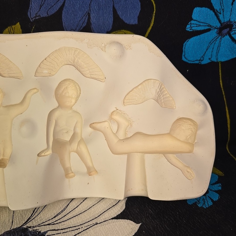 Doc Holliday Mold 948 Three Cherub Angels Slip Casting Ceramic Molds