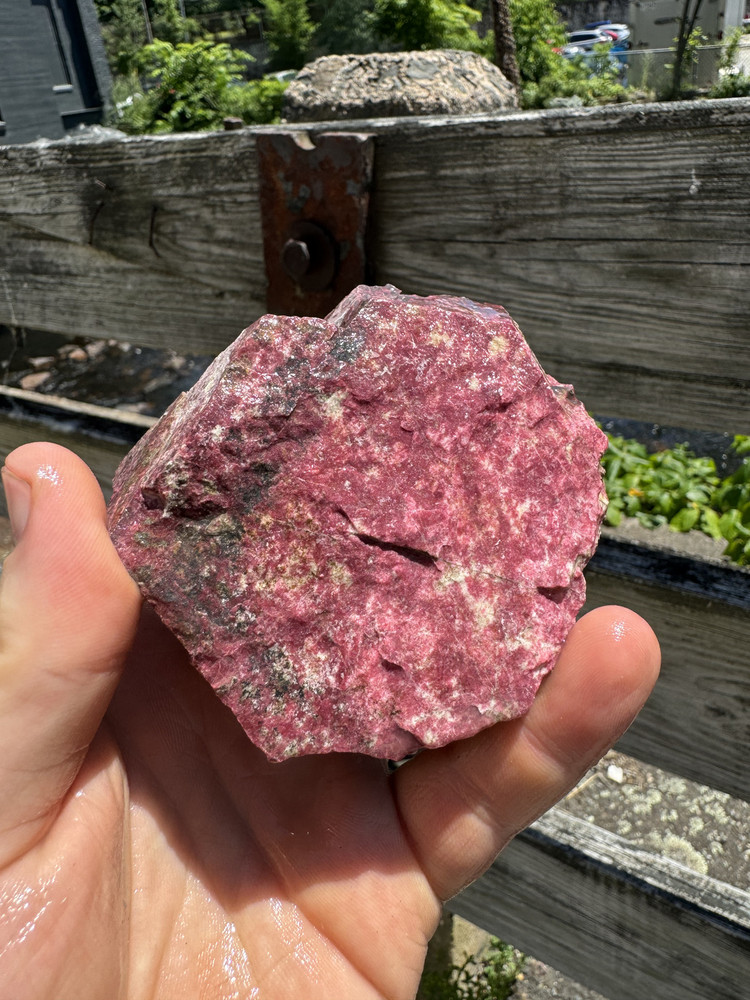 Thulite Rough from Norway