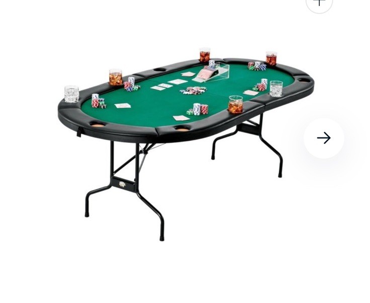 Fat Cat GLD Folding Texas Hold’Em Poker Table in Open Box