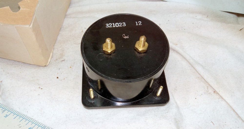 Vintage NOS Triplett 0-50 VAC Panel Meter tested good