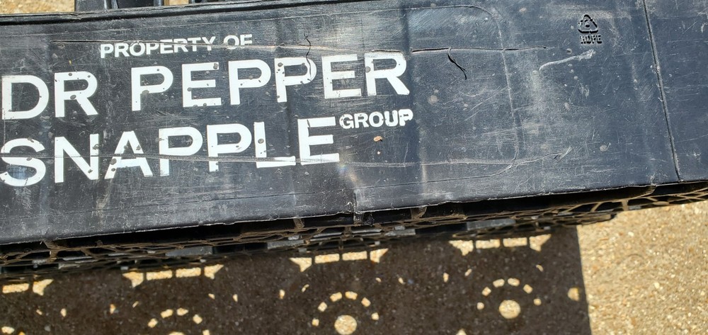 Plastic Snapple-Dr. Pepper Tote/Crate
