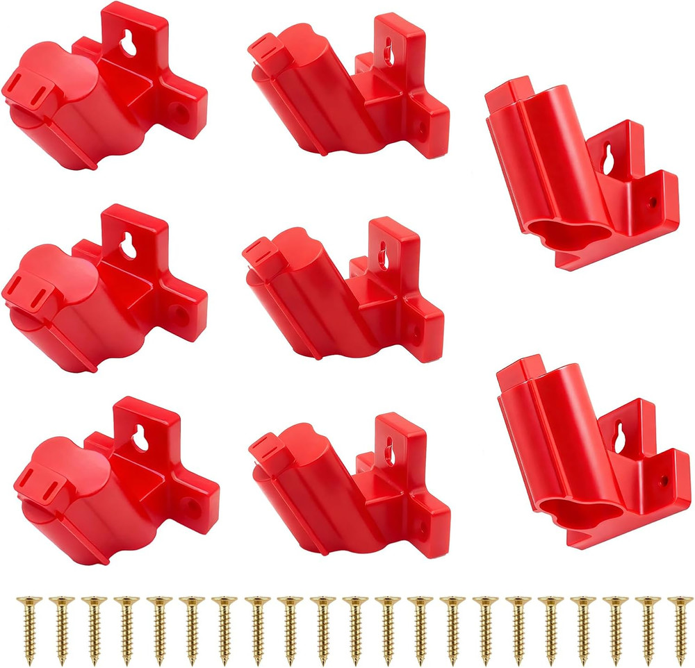 Tool Holder Wall Mount Compatible for Milwaukee 12V Drill Bit Holder, Power Tool