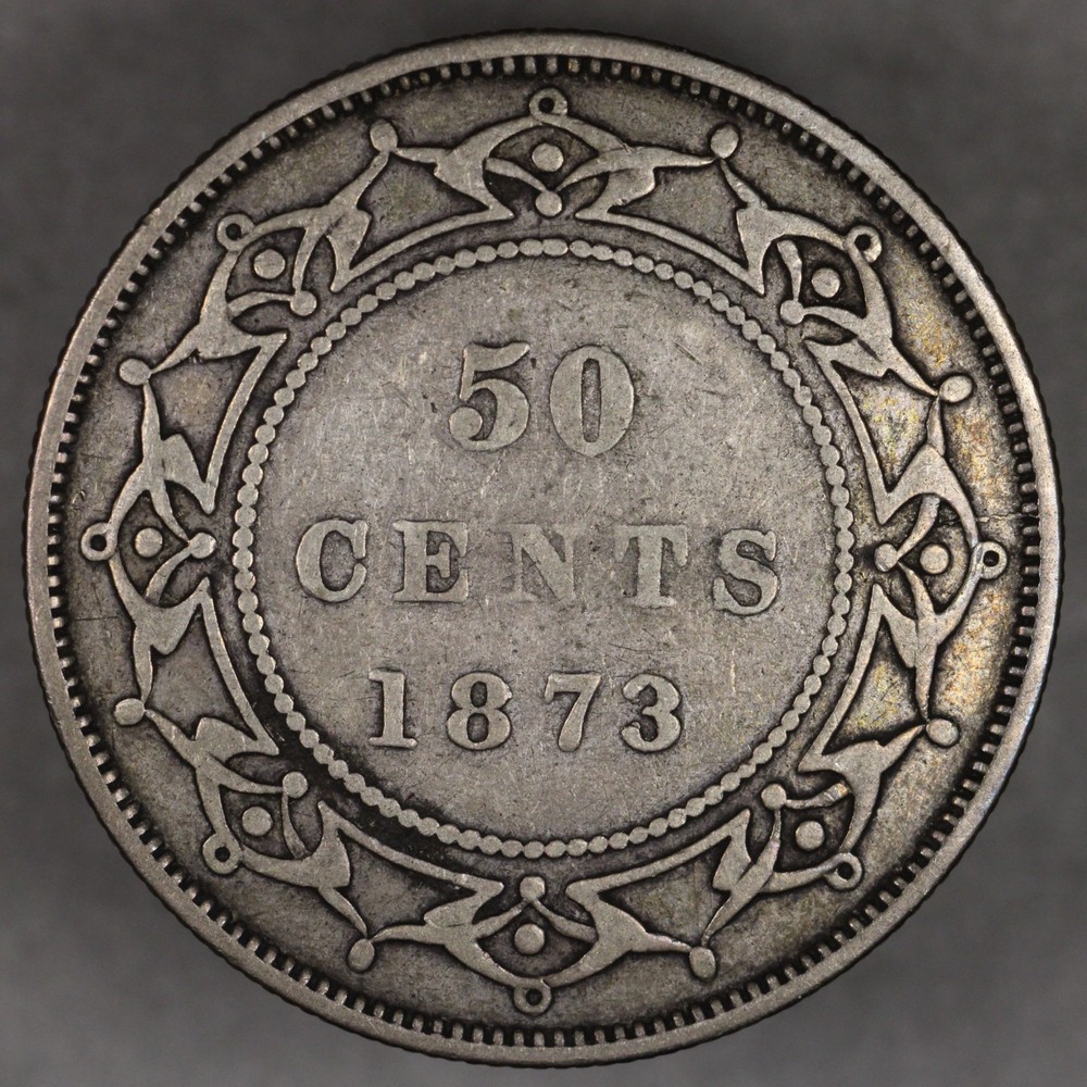 1873 Newfoundland Silver 50 Cents