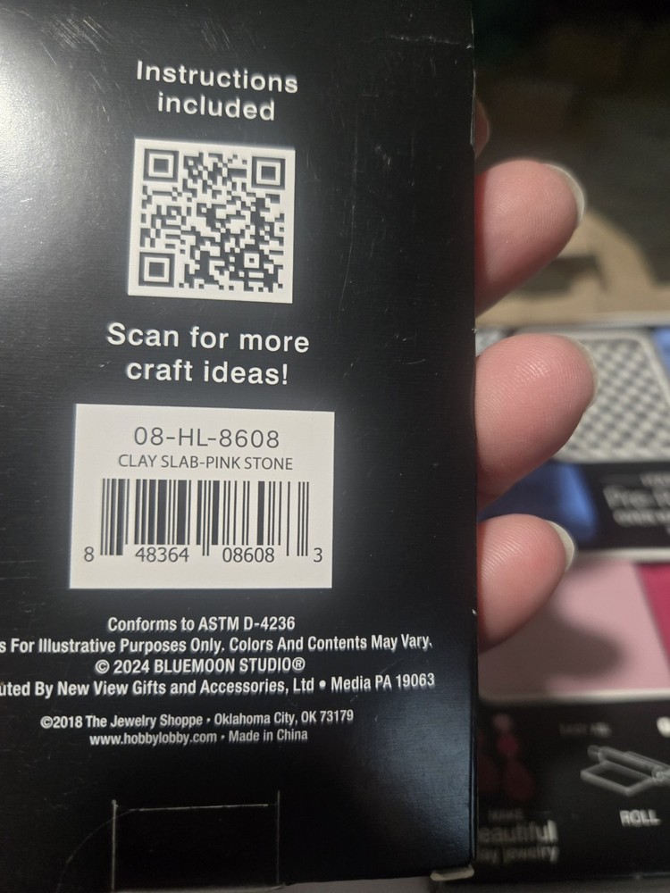 Pre Rolled Polymer Clay Slabs - 4 Packages - New!