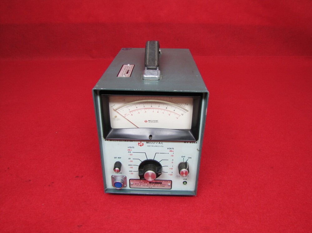 MILLIVAC RF MILLIVOLTMETER MV-828A