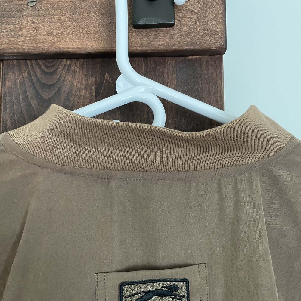 Slazenger Golf Jacket Men’s XL Brown Avon Oaks Invitational Pullover Button Wind