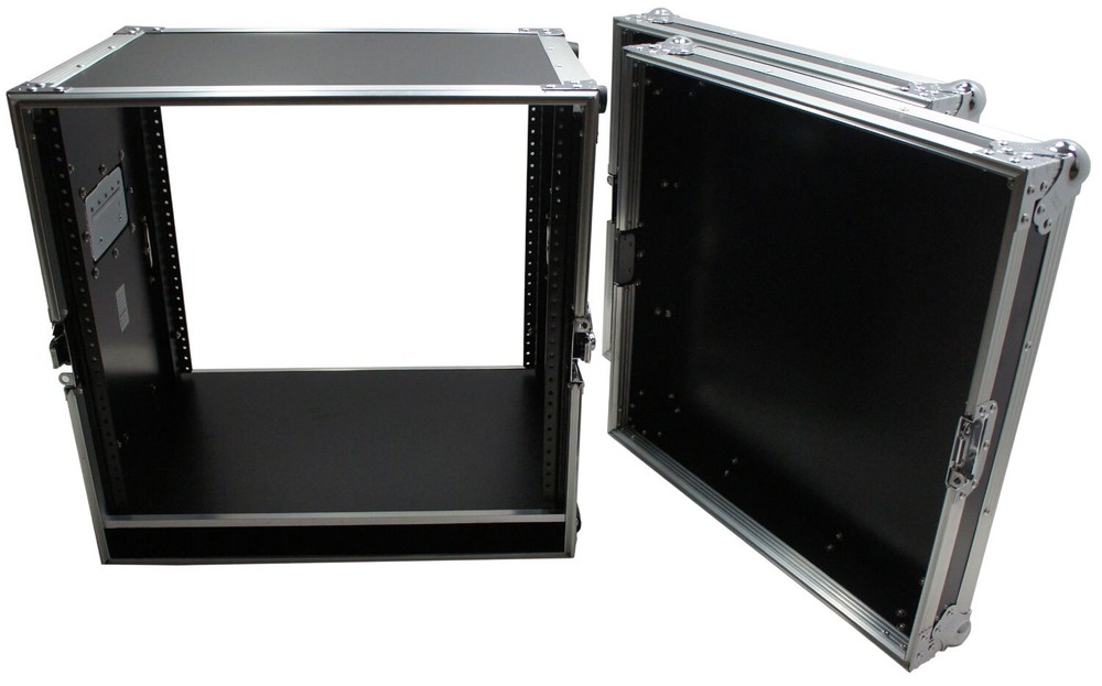 Harmony Cases HC10UEDHW DJ Flight 10U FX Effect 16" Depth Case Casters & Handle