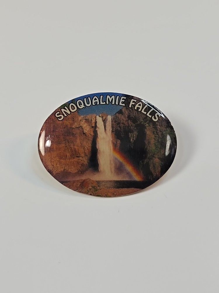 Snoqualmie Falls Washington State Souvenir Lapel Pin