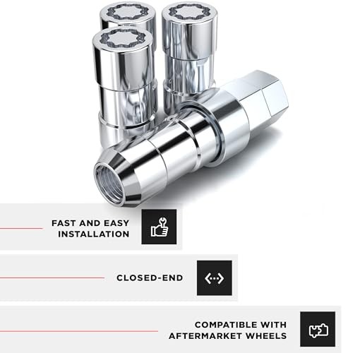 MG40910XLAM Chrome M14x1.50 Thread Size (1.97" L) Conical Seat Socket Type