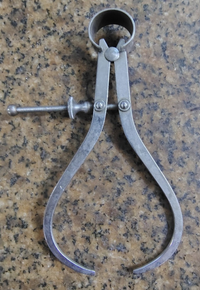 🗽 VINTAGE STARRETT 4" OD CALIPER
