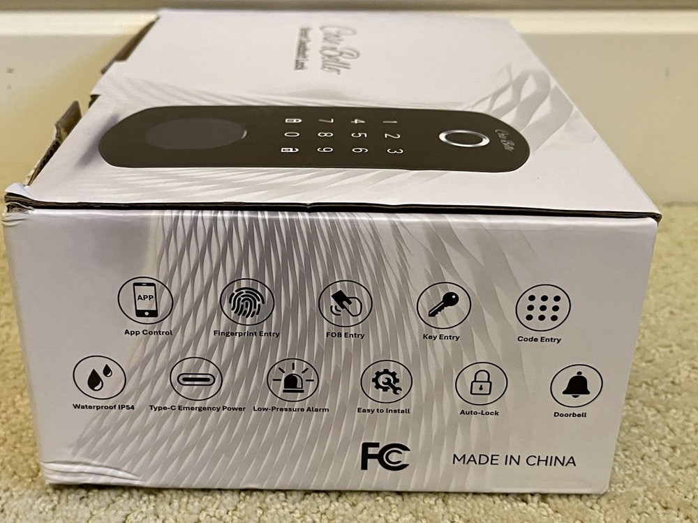 Code Belle Smart Deadbolt Lock Bluetooth (new)