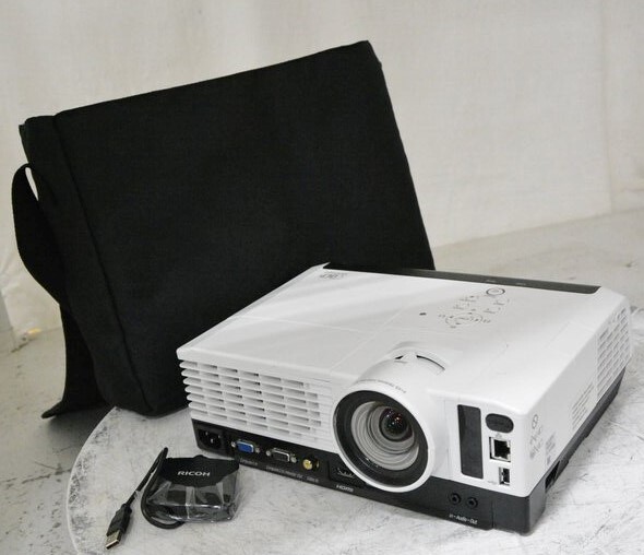 Ricoh PJ X3340N Projector USB VGA HDMI SEE NOTES