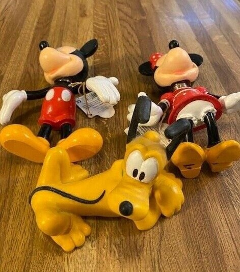 DISNEY BOBBLEHEADS SET OF 3
