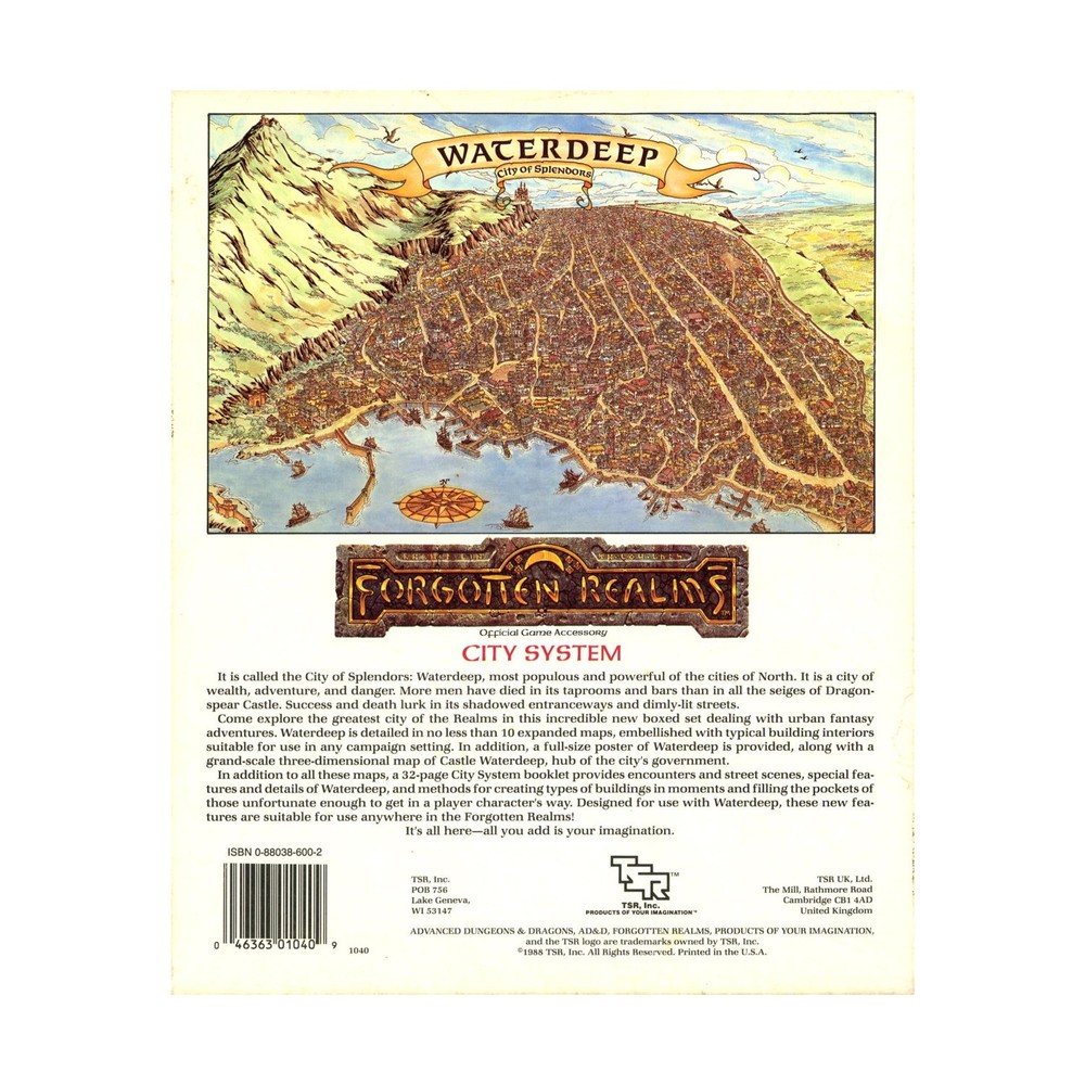 TSR Forgotten Realms Misc City System Fair