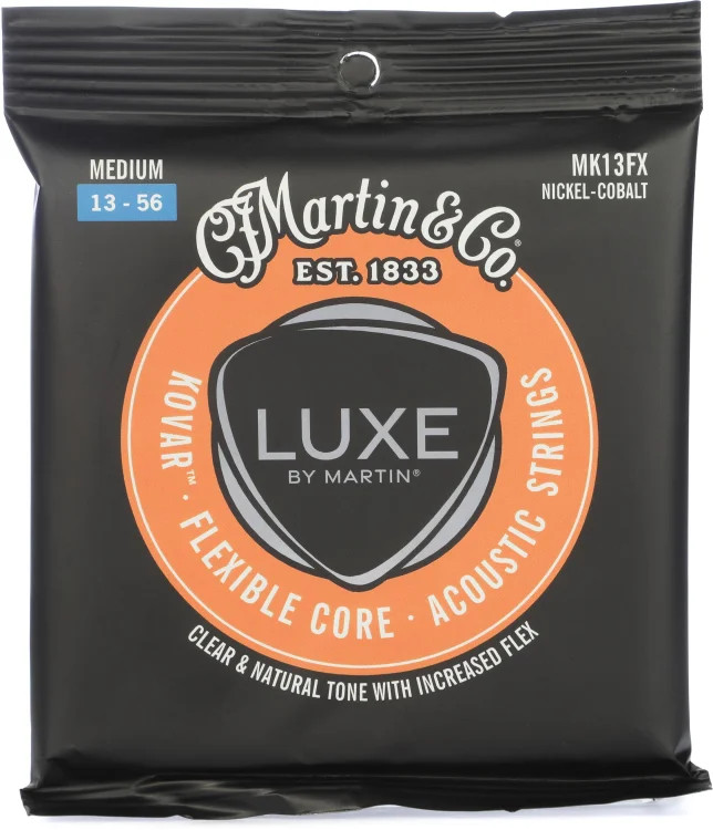 Martin Luxe Flexcore by Martin Kovar Acoustic Guitar Strings - .013-.056, Medium
