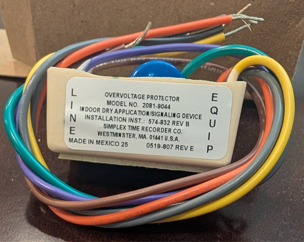 Simplex 2081-9044 Overvolt Protector - MANY AVAIL. - SAME DAY SHIPPING