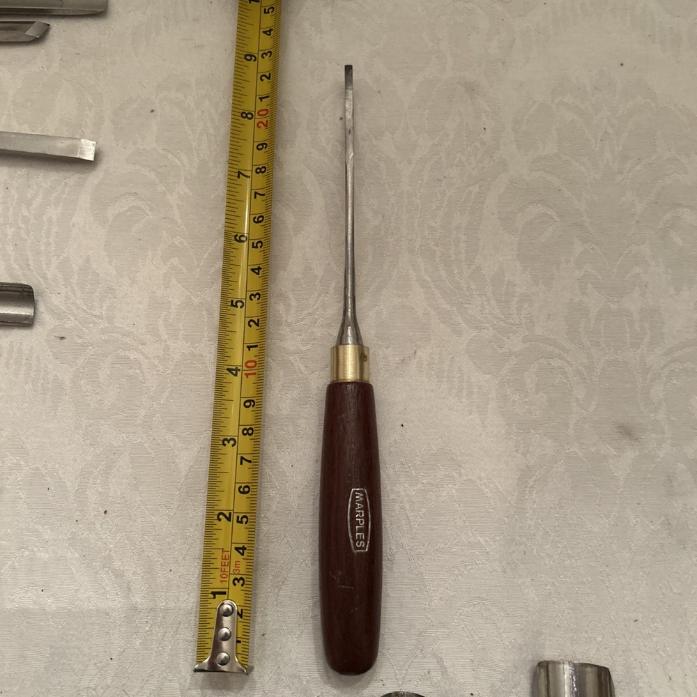 Marples # 1 / 3mm Spoon Carving Chisel Excellent Condition Sharp