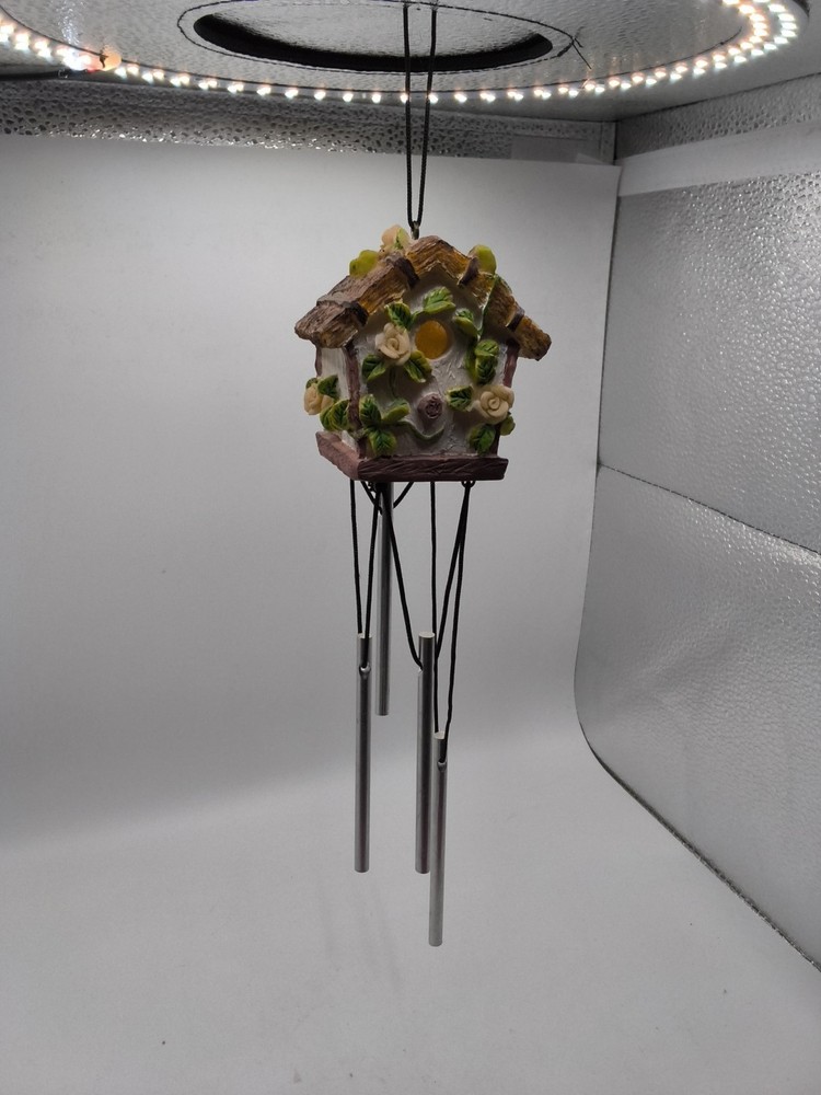 Mini Birdhouse Wind Chime, Home Decor