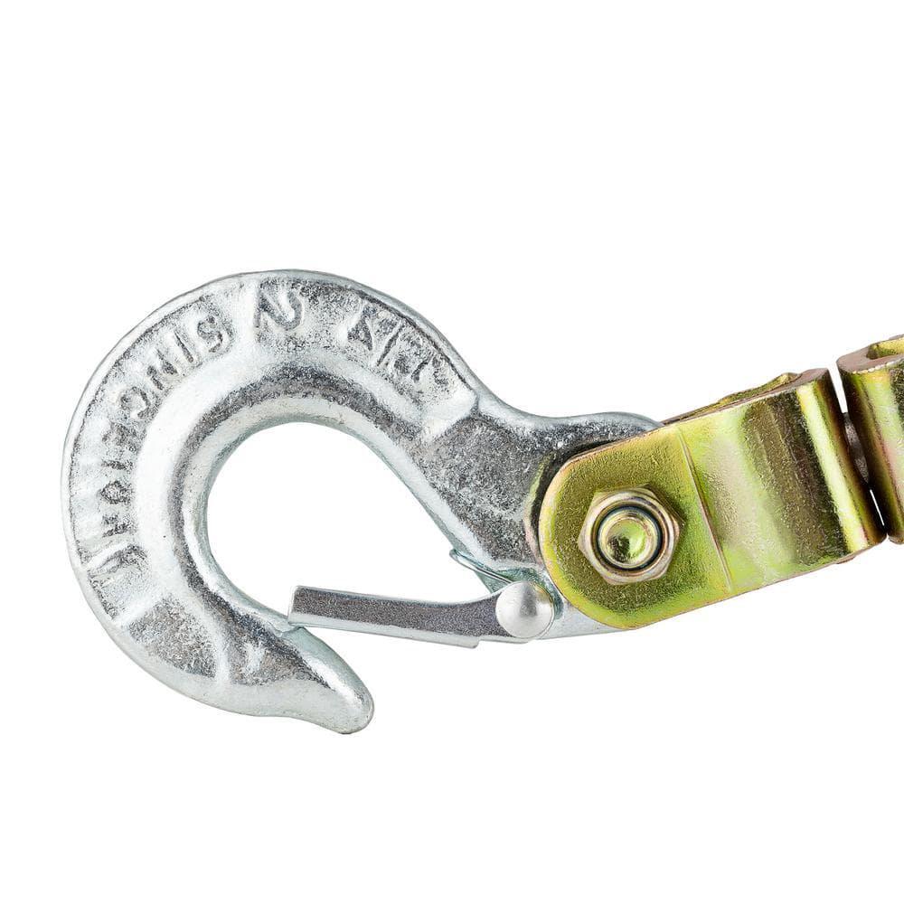 1,500 lb. 3/4-Ton Capacity 10:1 Leverage Rope Puller Come Along Tool Rope Not