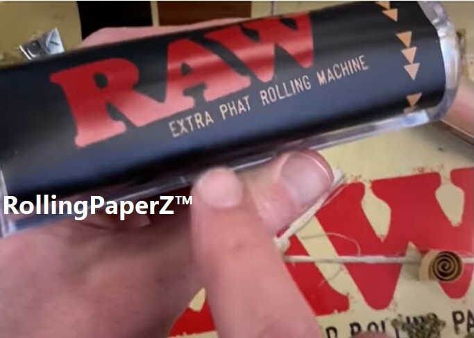 RAW Rolling Papers PHATTY ROLLER 125mm xtra PHAT Size Cigar Wrap Rolling Machine