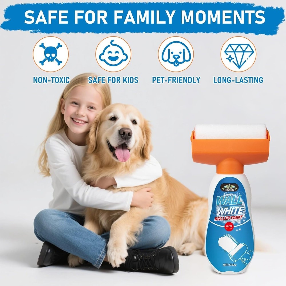 17.6 Floz Wall Touch Up Paint With Roller