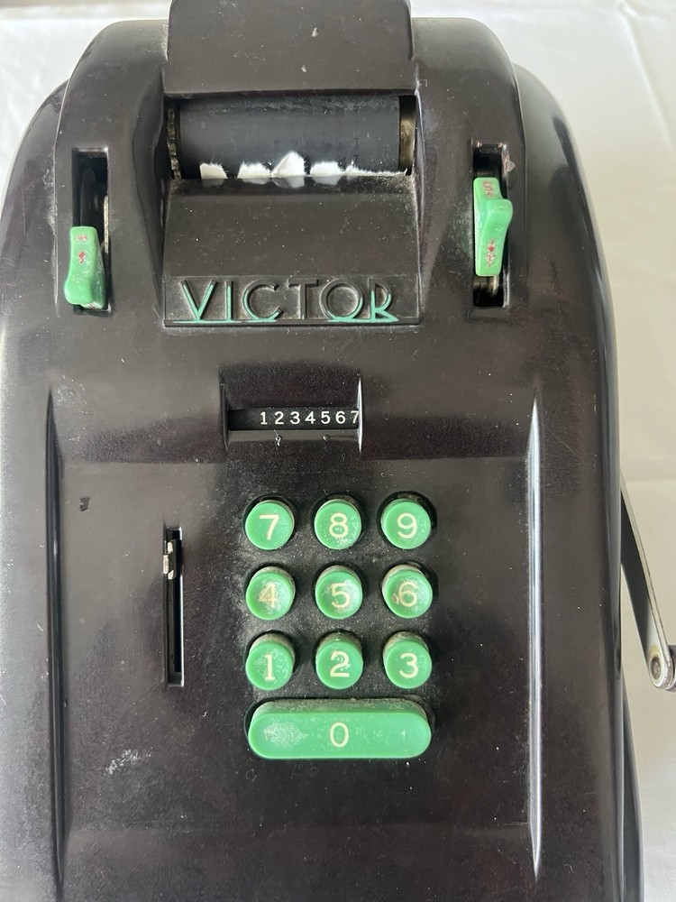 Vintage Brown Victor Adding Machine Bakelite