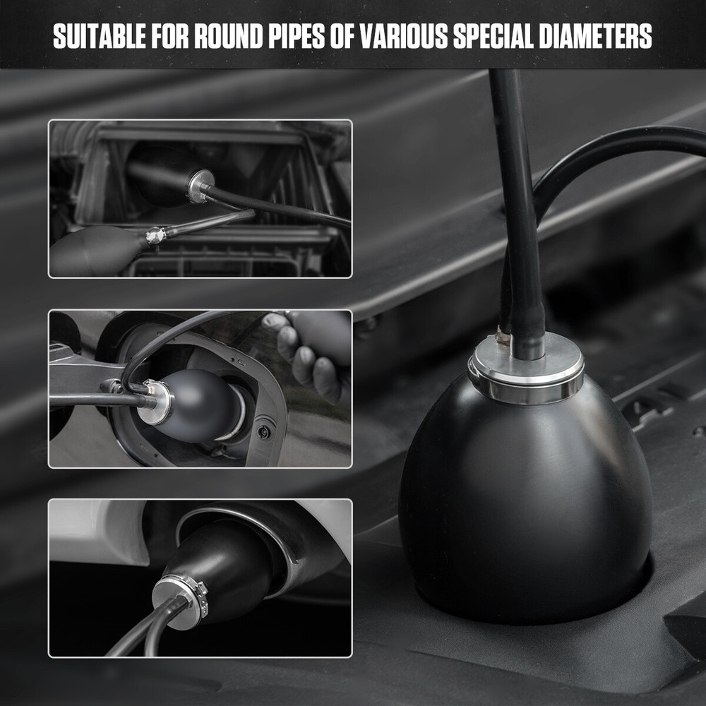 Universal Quick Intake Bladder Expandable Intake Adapter for Smoke Leak Detector