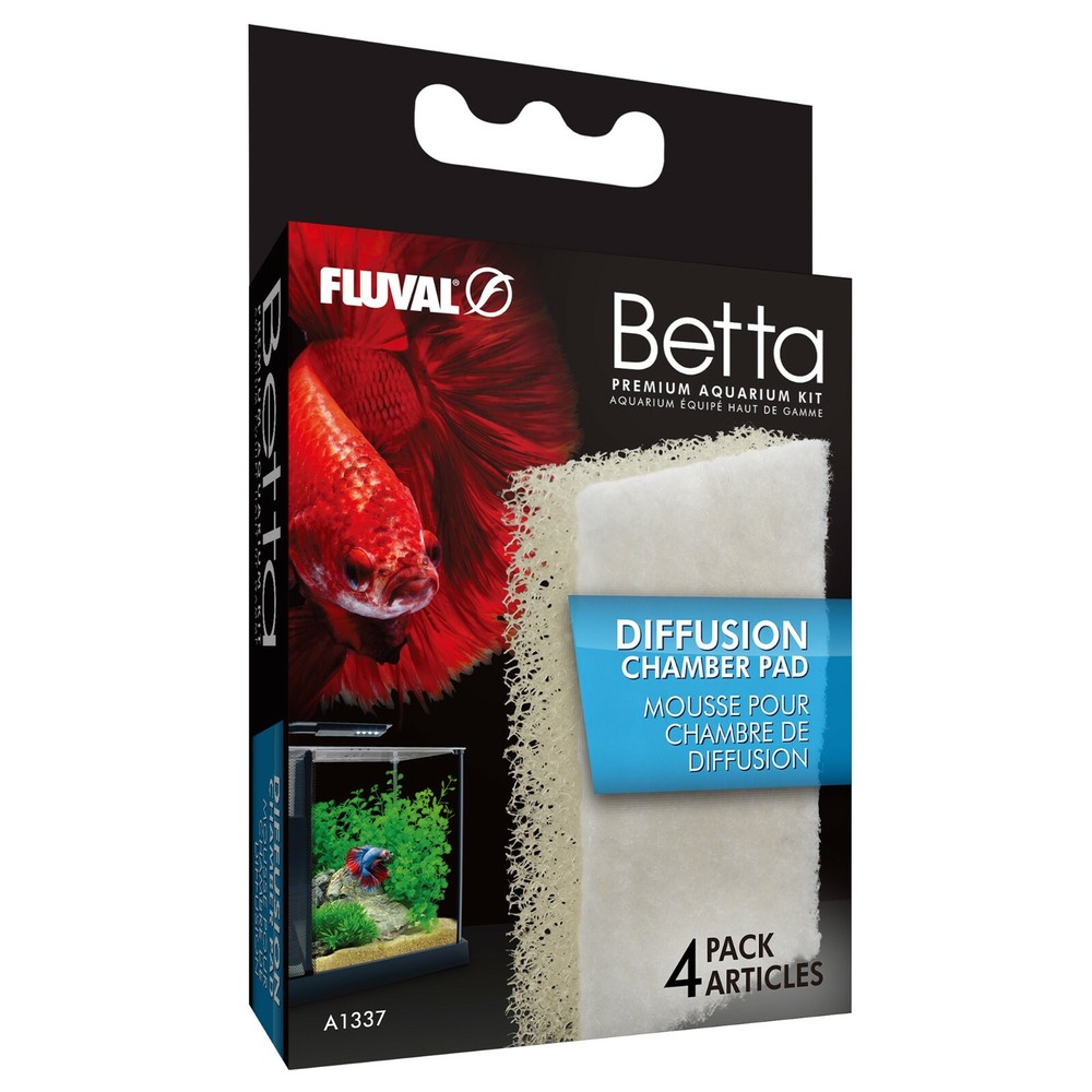 FLUVAL BETTA DIFFUSION CHAMBER PAD - 4 PACK