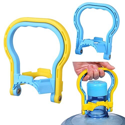 2Pack Ergonomic Water Bottle Handle Drinking Water Bottle Carrier Fit 5 Gallon