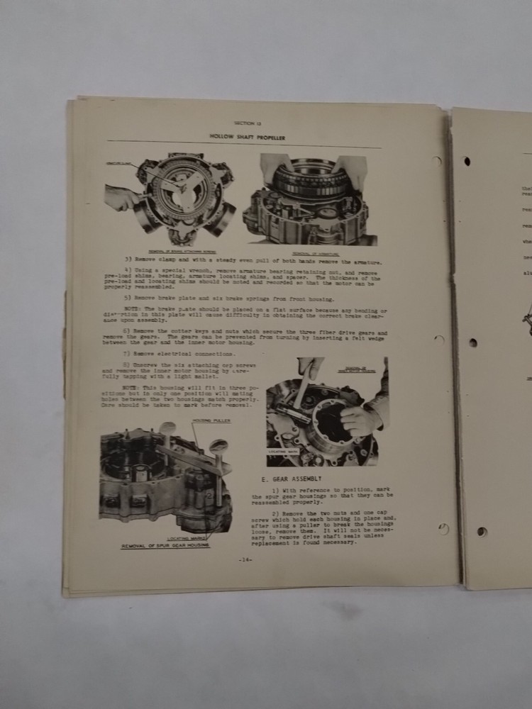 Curtiss Wright Hollow Shaft Propeller (Three Bade) Section 13-Original