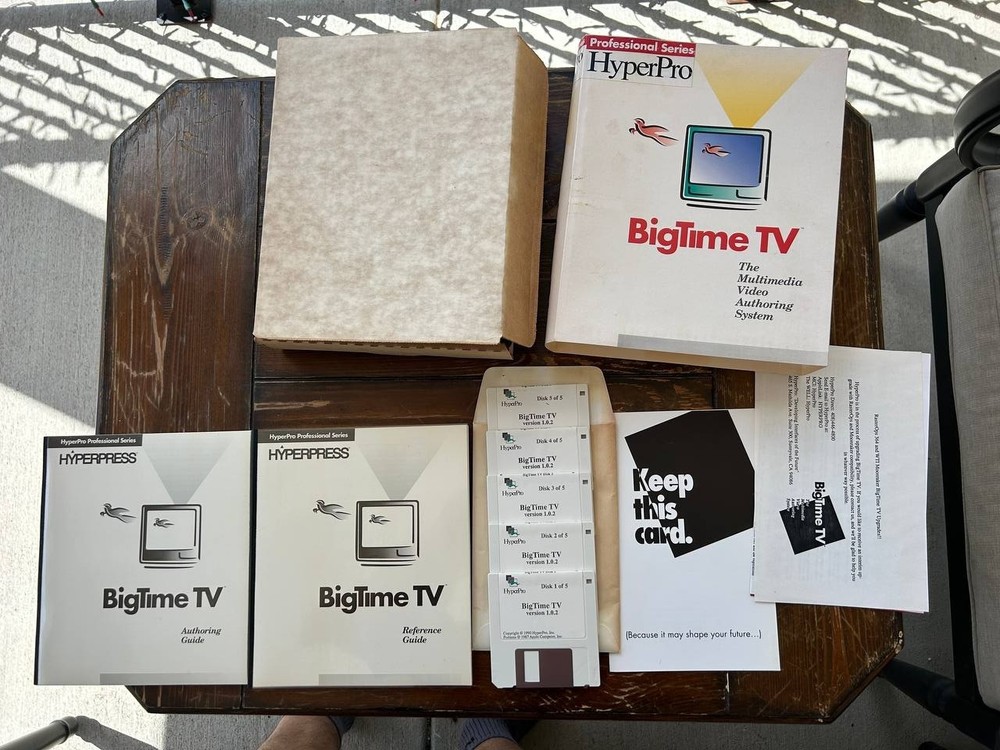 Vintage HyperPro BigTime TV. Multimedia Video Authoring System