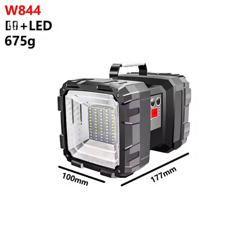 Portable Super Bright LED Searchlight Handheld Spotlight Flashlight Rechargeable