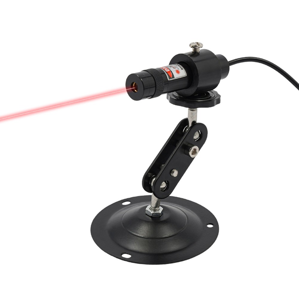 Red Line Laser Module 5v 100mW 650nm Adjustable High Precision Laser Positioning